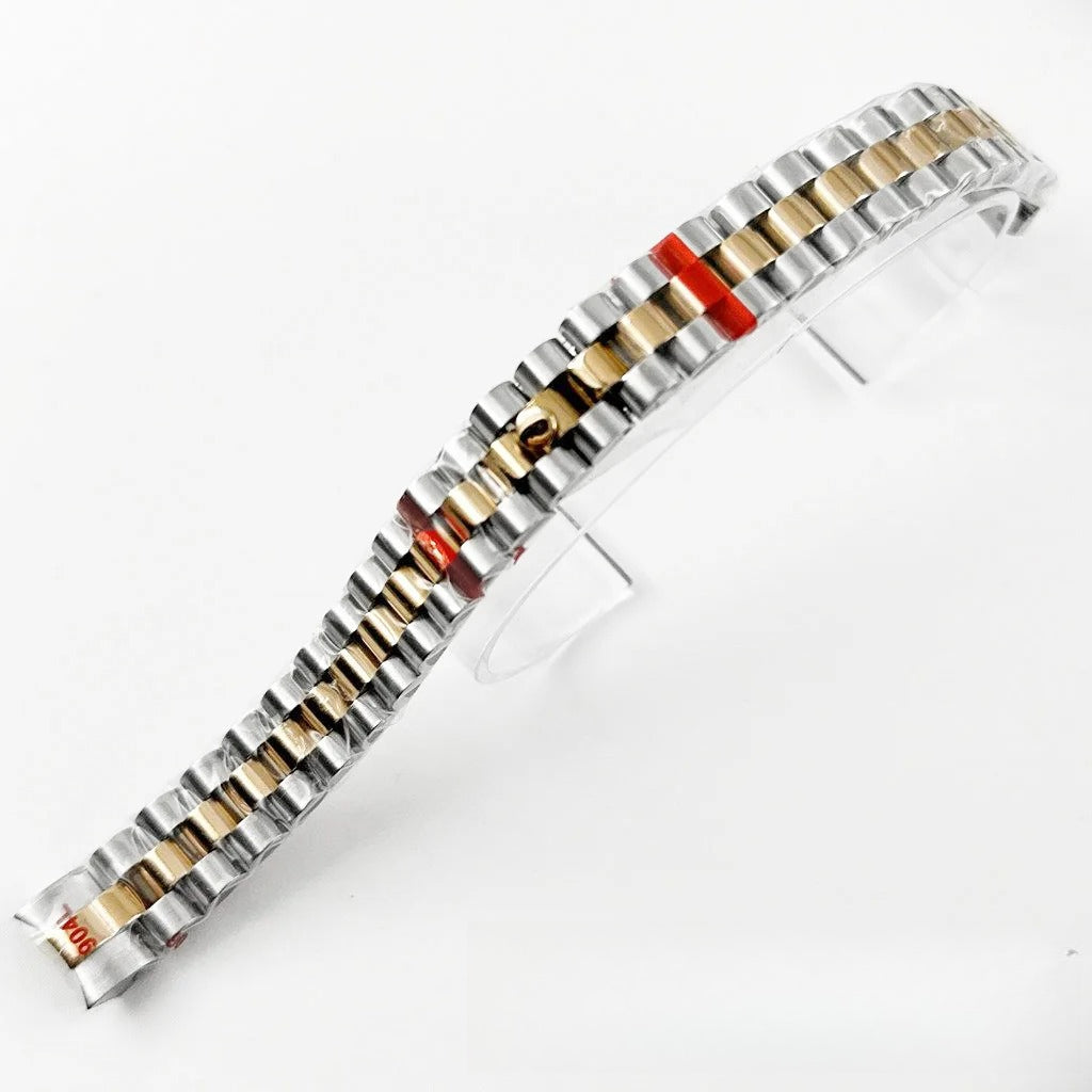 31MM Round Bezel Sapphire Glass Presidential bracelet Watch Case for NH05 NH06