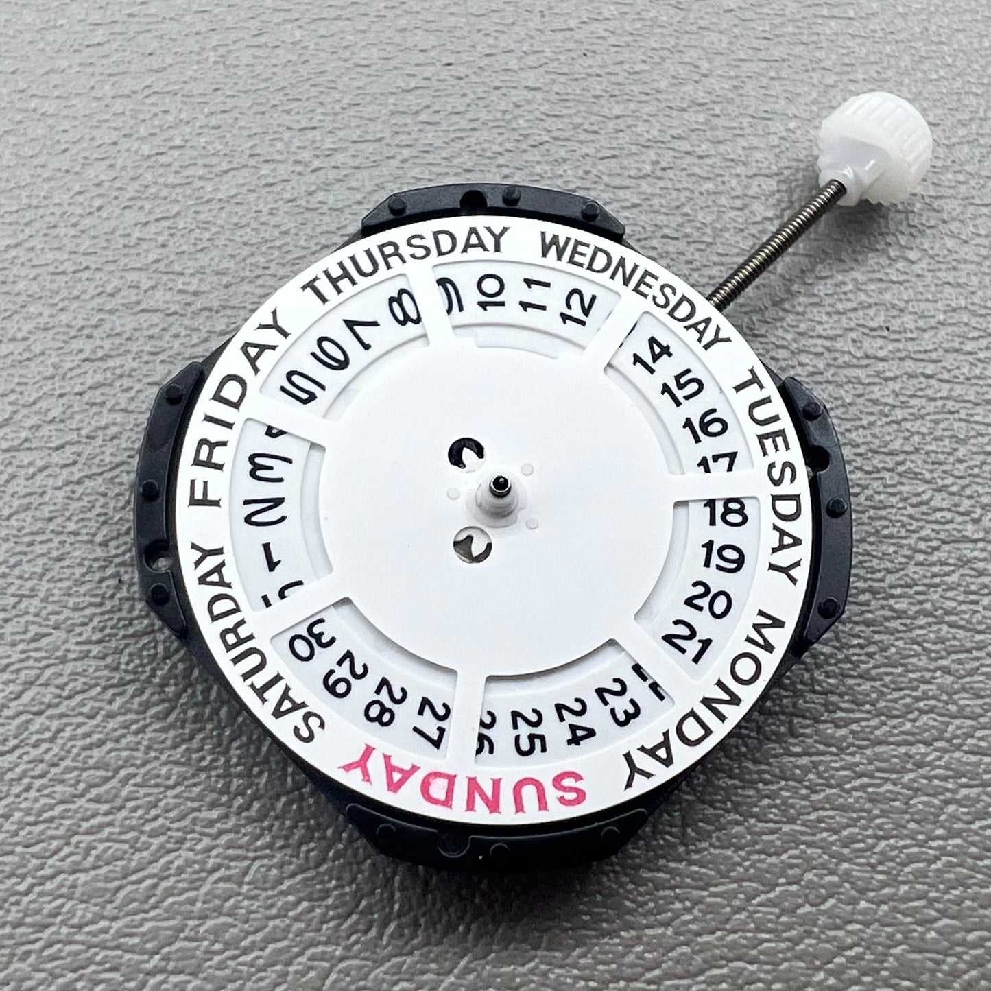 3 PIECES SL30 Quartz Movement Big Size Up&Down Date Day