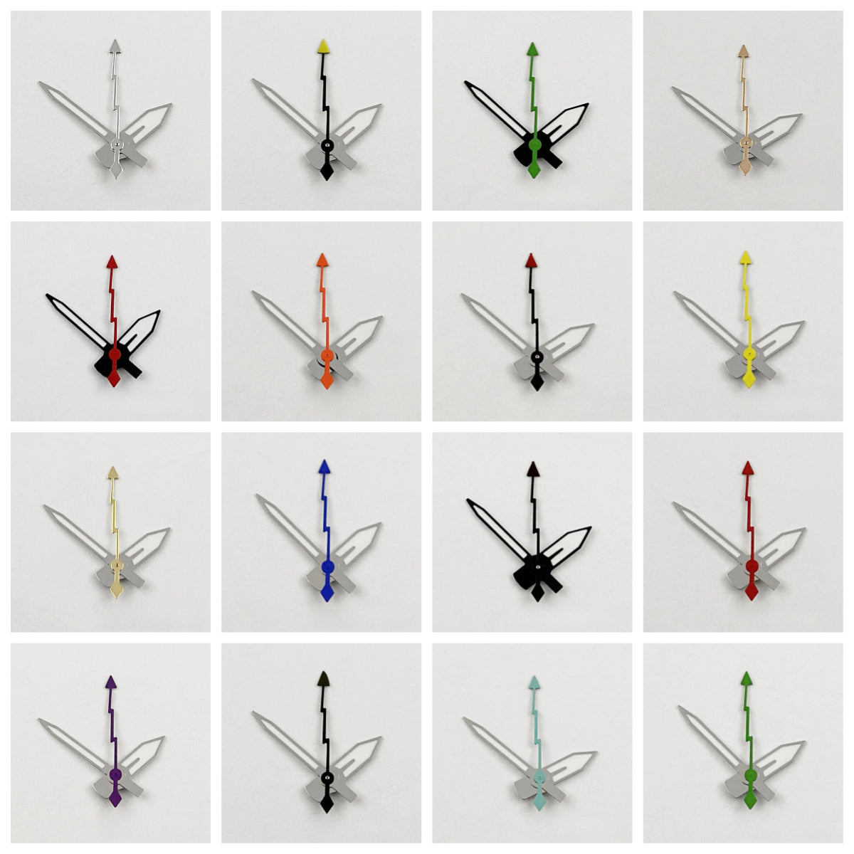 Lightning Second Watch Hands C3 Green Luminous for NH35 NH36 NH38 NH39 NH70