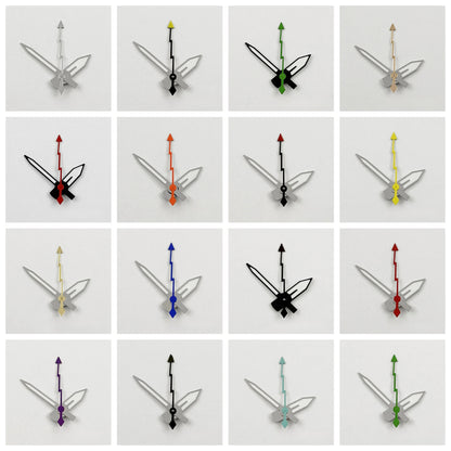 Lightning Second Watch Hands C3 Green Luminous for NH35 NH36 NH38 NH39 NH70