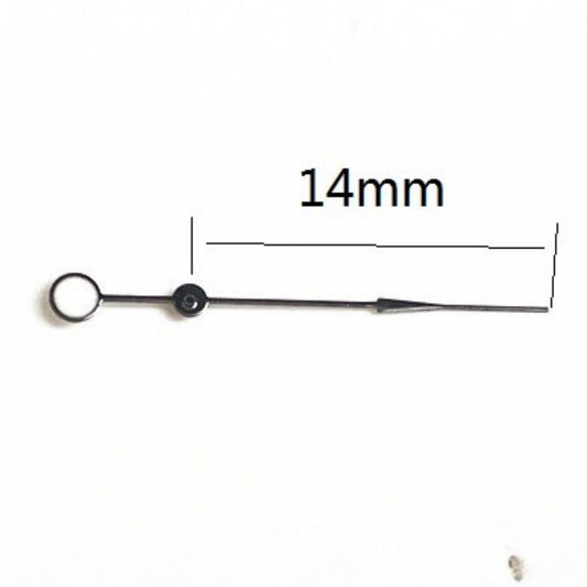 Set of 3 black 14mm watch hands with lume for Lady Seagull ST6 mechanical movement by Seagull.