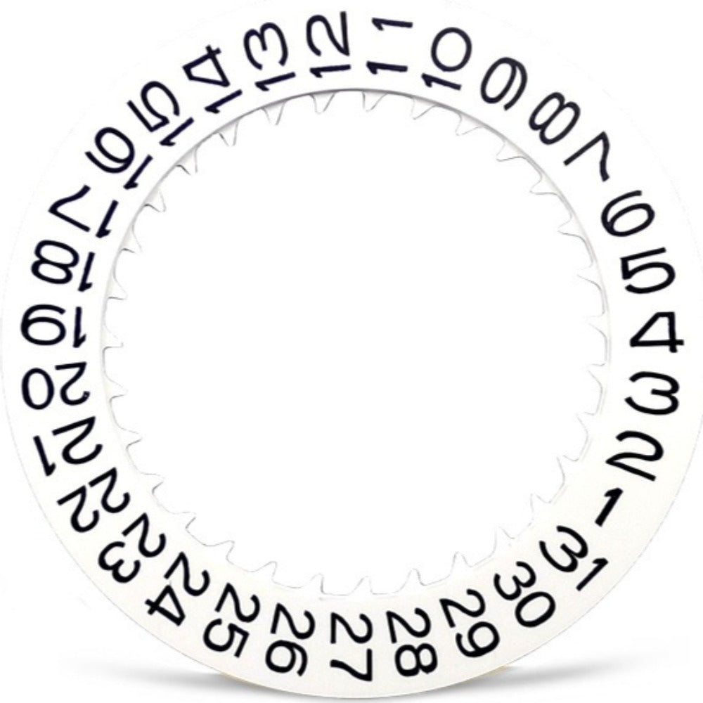 New Date At 3 White Date Disk Wheel Date Wheel for NH35 NH36 movement