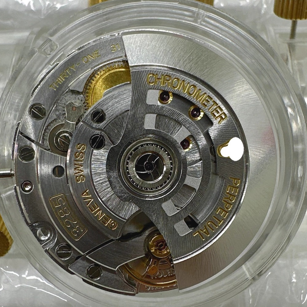 Dandong 3285 GMT watch part, China-made automatic movement with 4 hands for precise timekeeping.