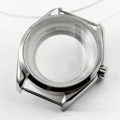 40MM Case Polish Bezel Watch Sapphire Crystal for NH34/35 NH36/37 NH38/39 NH70