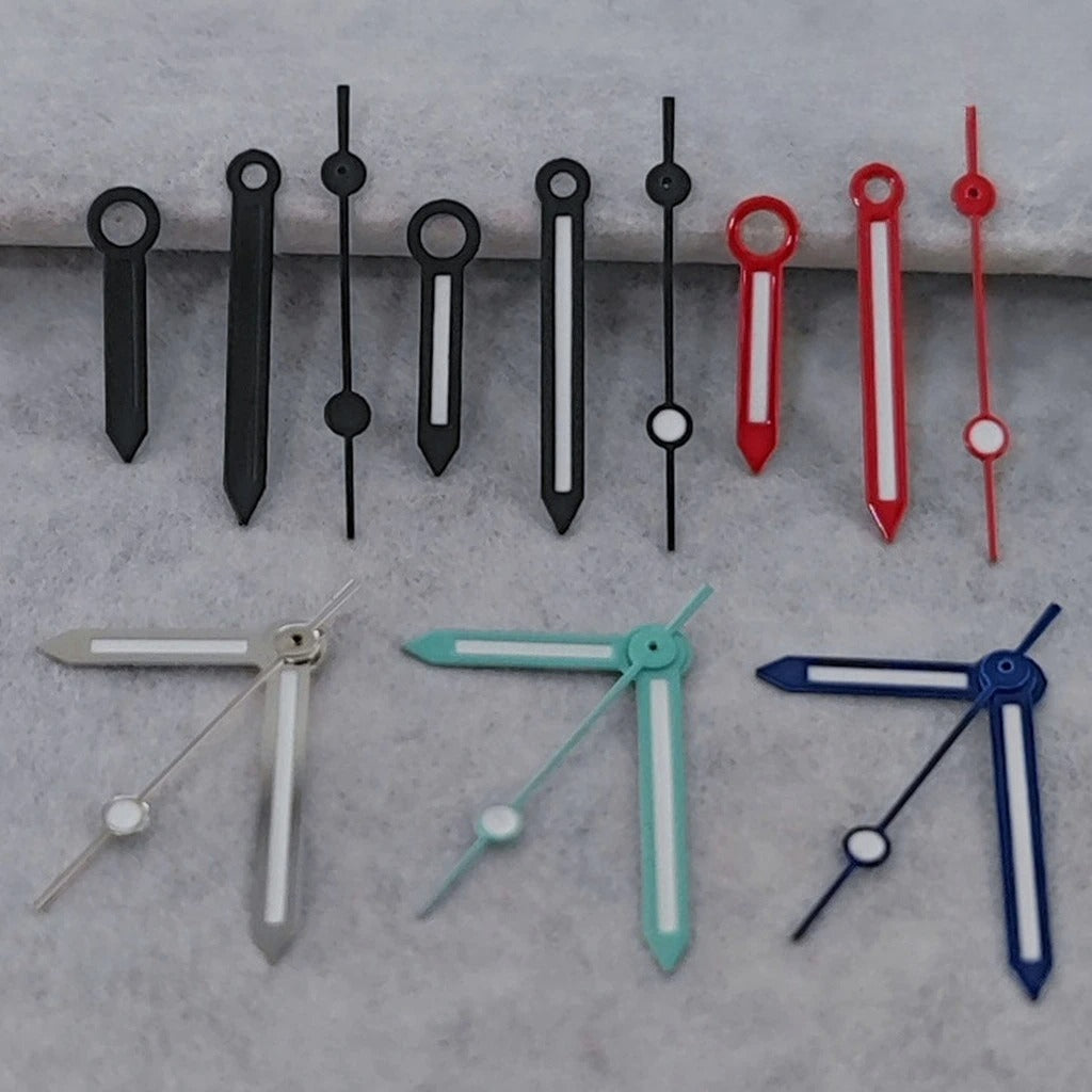 C3 Green Luminous  Watch Hands Pointers For NH34 NH35 NH36 NH38 7S26 4R35 4R36