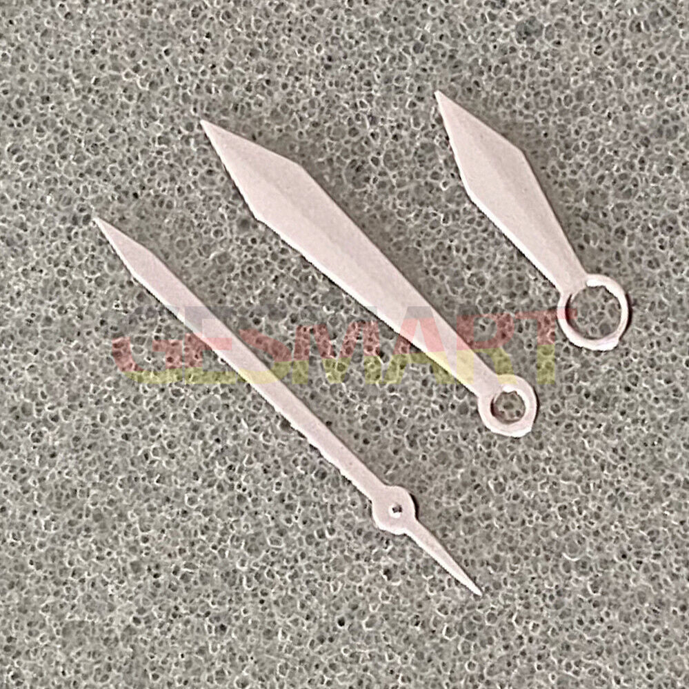 Golden Rose classic silver and gold-tone watch hands for NH35, NH36, 4R, and 7S movements, precise fit.