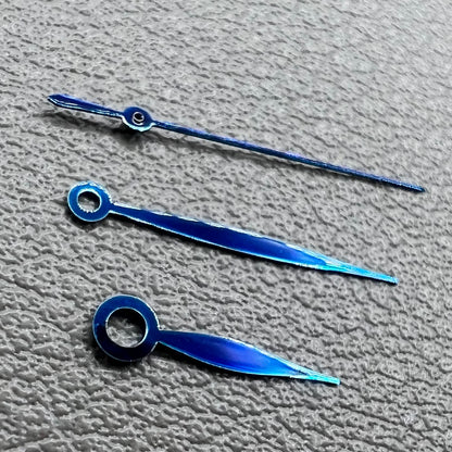 17.5mm blue 3 hands set for ETA2836 2824 2892A2 watch movement, precision fit accessory