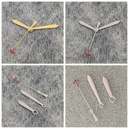 Modified Anchor Seconds Hand Gold Rose Silver Watch Hands Fit NH35/NH36/4R/7S