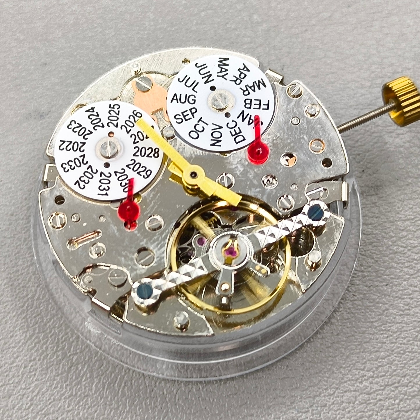 Perpetual Calendar@12 Mechanical Movement Hollow Balance Wheel@6