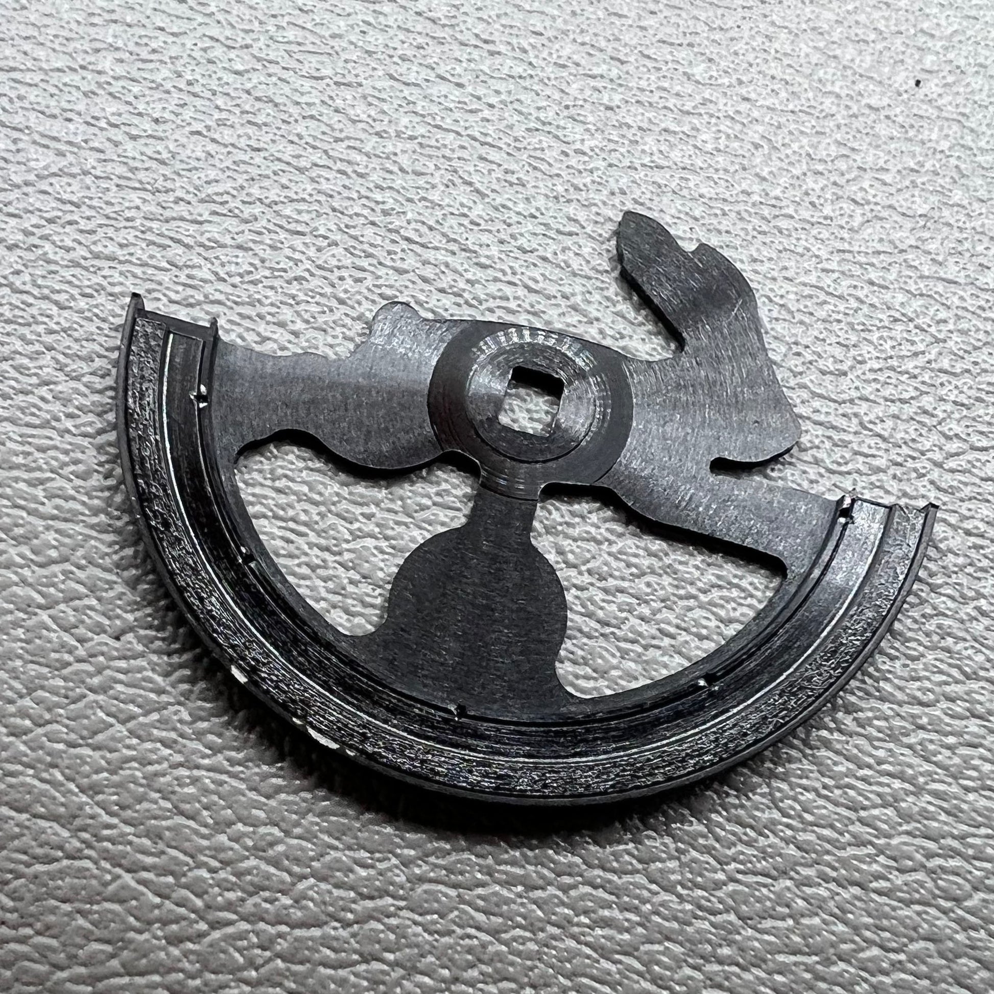 Black hollow rabbit rotor oscillating weight by Miyota for precise 8215 movement winding