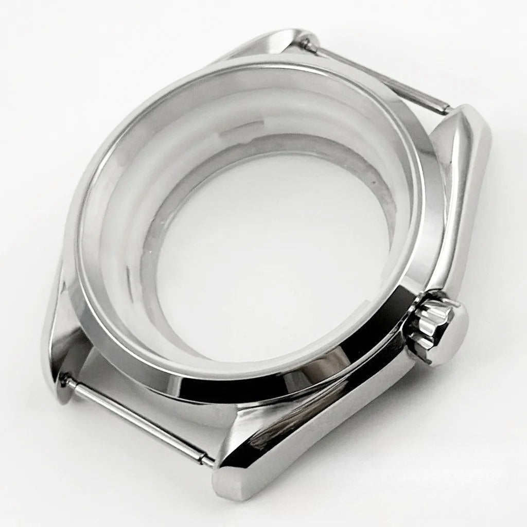 40MM Polish Bezel Watch Case Sapphire for NH34/35 NH36 NH37 NH38 NH39 NH70 NH72