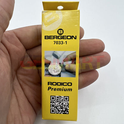 Bergeon 7033 Rodico premium cleaning putty for precise watch tool maintenance and dust removal.