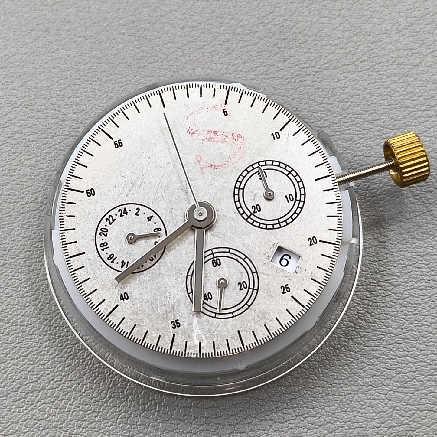 Replacement 7750 7753 Mechanical Movement Small Second@6 Single Calendar@4.5