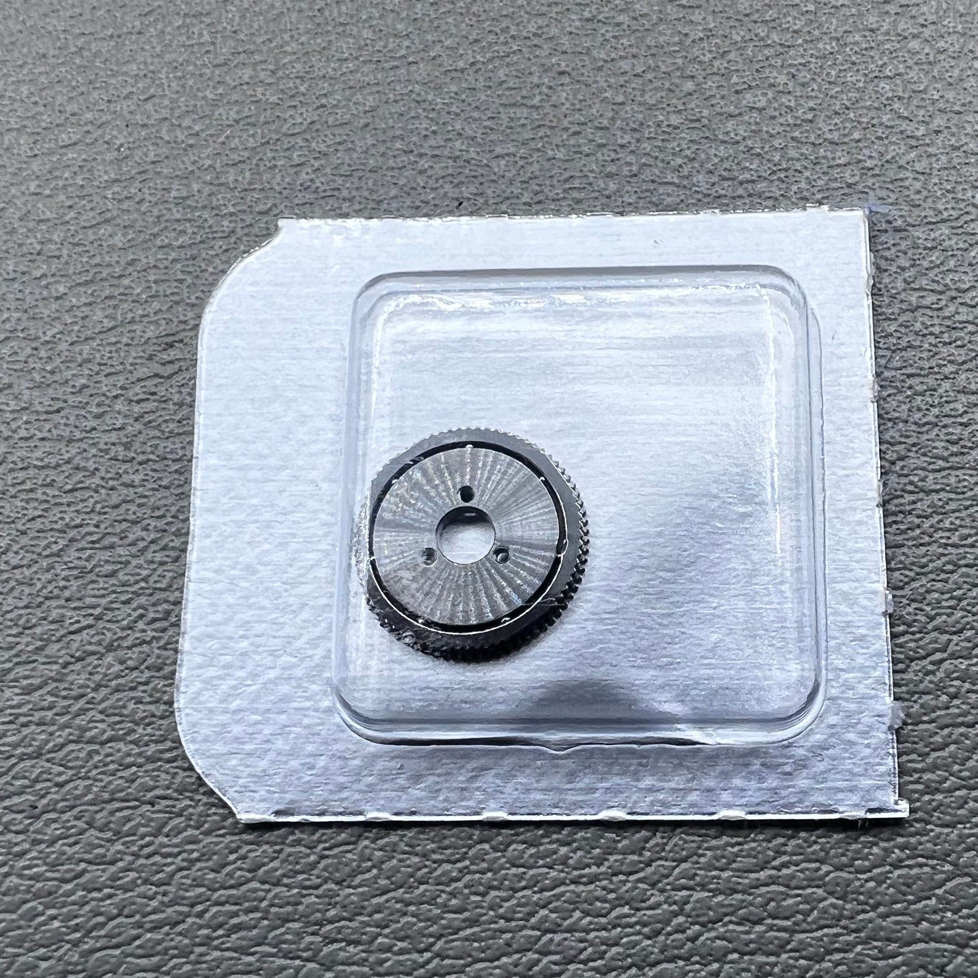 Swiss Silver ball bearing rotor oscillating weight for SW300-1 movement, precision watch accessory.
