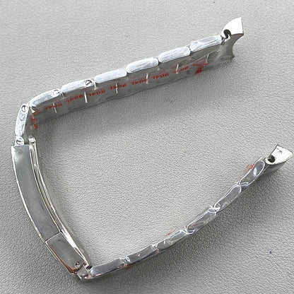 20mm Silver Oyster Stainless Steel Strap for 40mm Daytona VK63 VK64 Watch Case