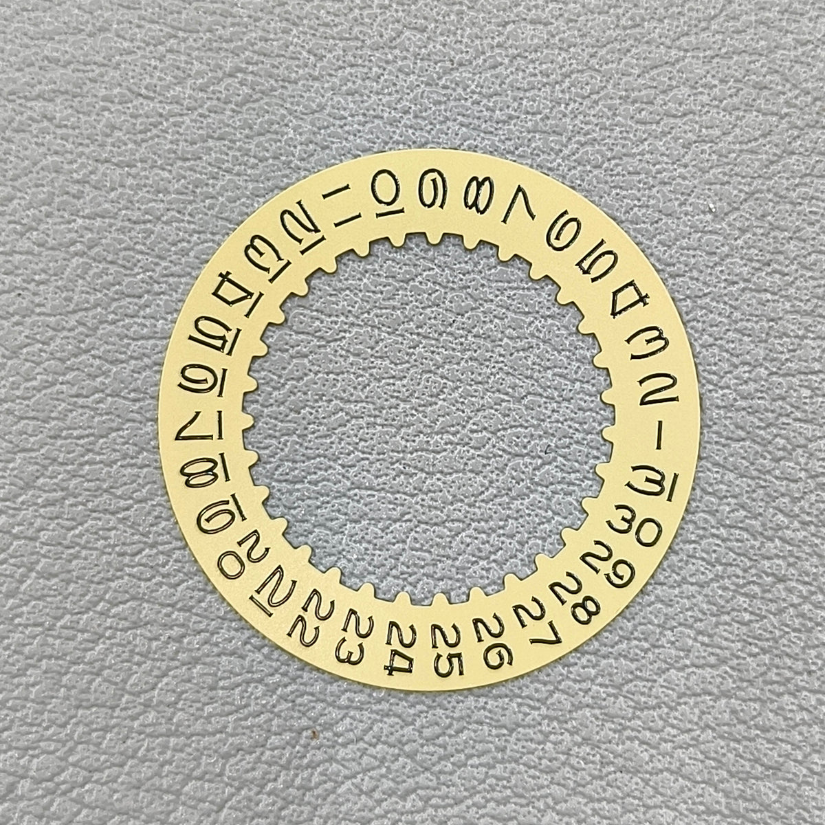Golden Vintage Numberal Font Date Disk Wheel Date Wheel Fit for RLX3135 Movement