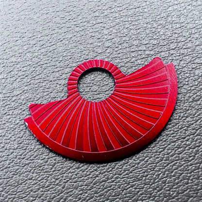 Red Oblique Wave Metal Rotor Oscillating Weight Overlay Fit for Movement NH35 NH36