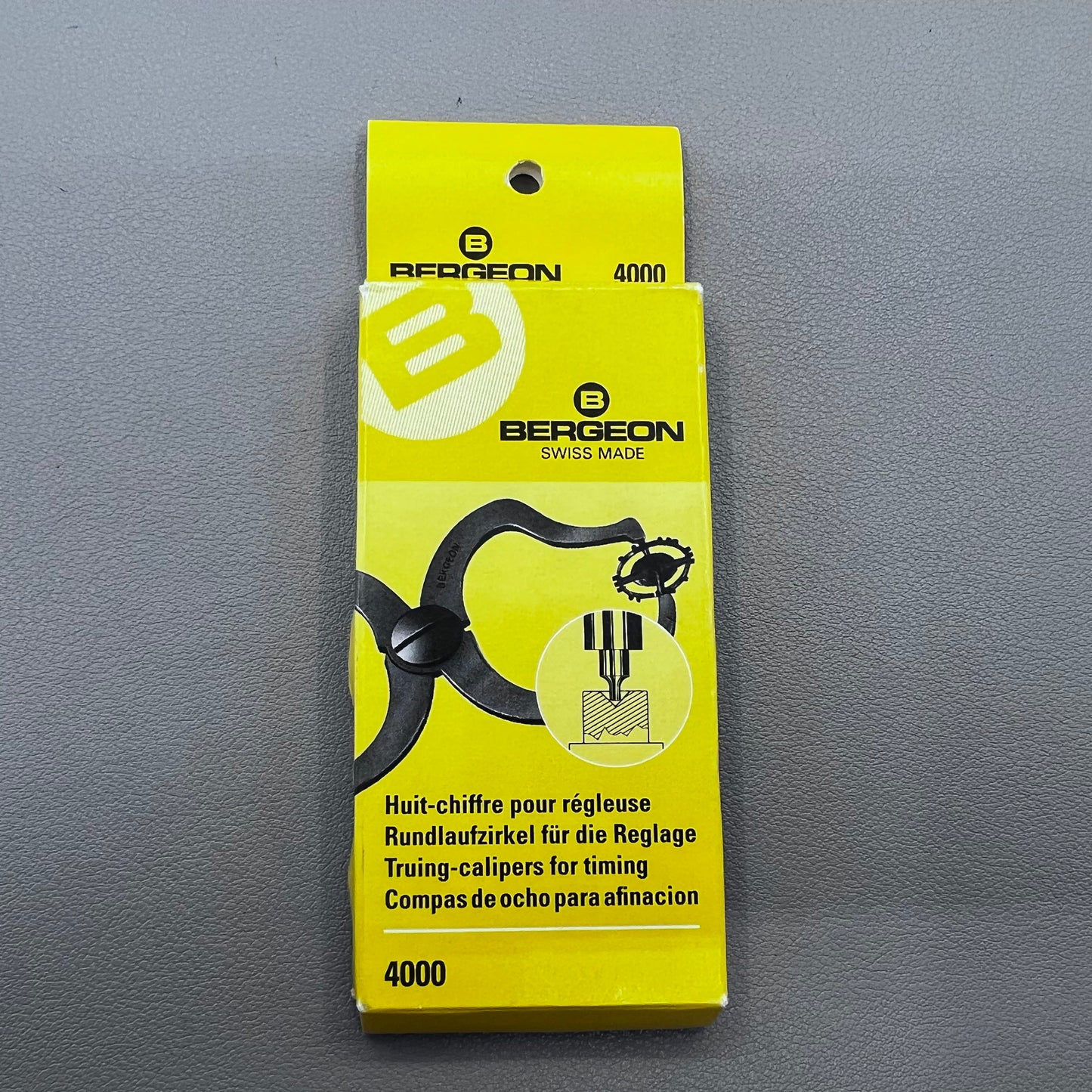 Swiss Bergeon 4000 Truing Tool Calipers for Balance Escapement Tool