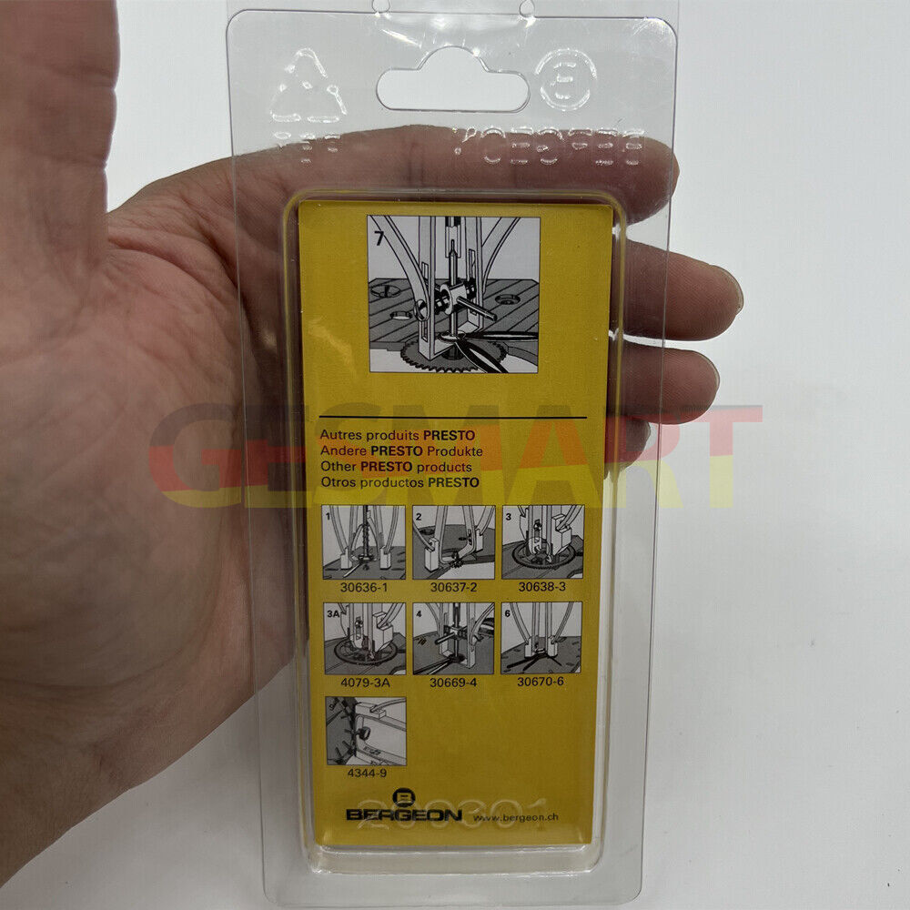 Bergeon 30671-7 watch hand remover for curved dials, precise tool for delicate repairs