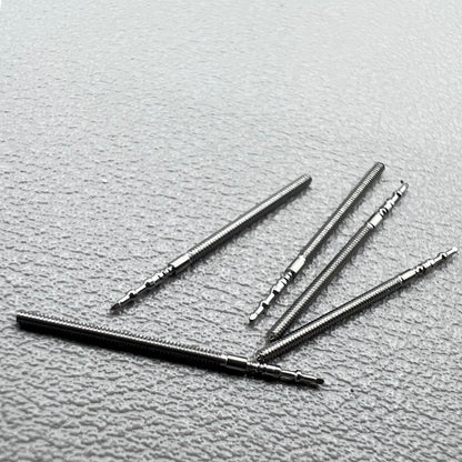 1. Set of 5 Miyota GM00/GM10/GM15 watch winding stems for precise movement repair.  