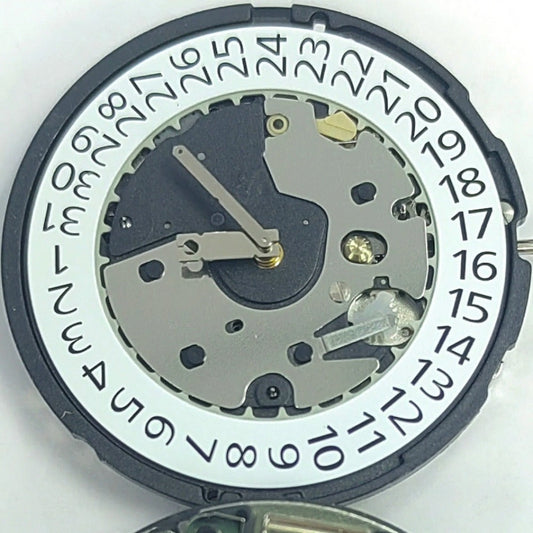 Swiss Made Ronda Z60 Quartz Small Second At 3/6/9 Single Calendar Watch Part