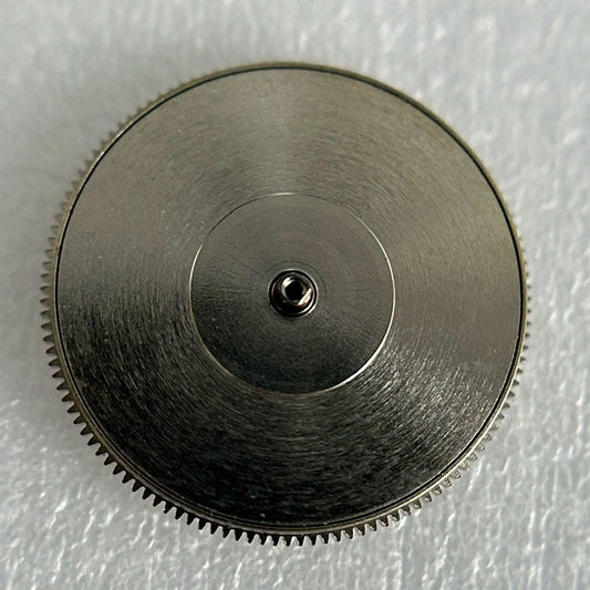 Complete barrel with mainspring for Glashutte90 movement, premium watch part ensuring precise timekeeping.