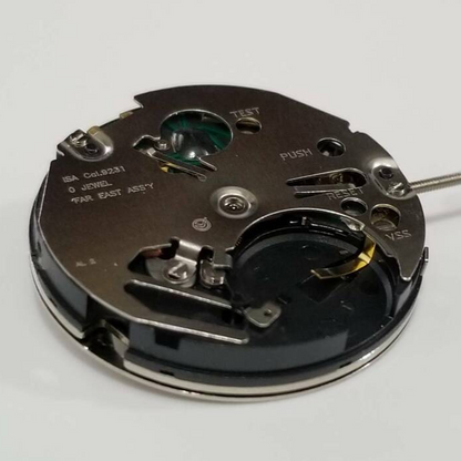 ISA 9231 silver quartz watch repair part for reliable and durable timekeeping by ISA.