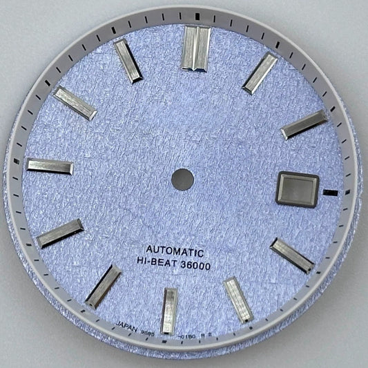 Light Blue Datejust NO Lume 33mm Modified Watch Dial for NH35 NH36 Movement