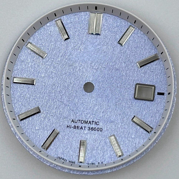 Light Blue Datejust NO Lume 33mm Modified Watch Dial for NH35 NH36 Movement