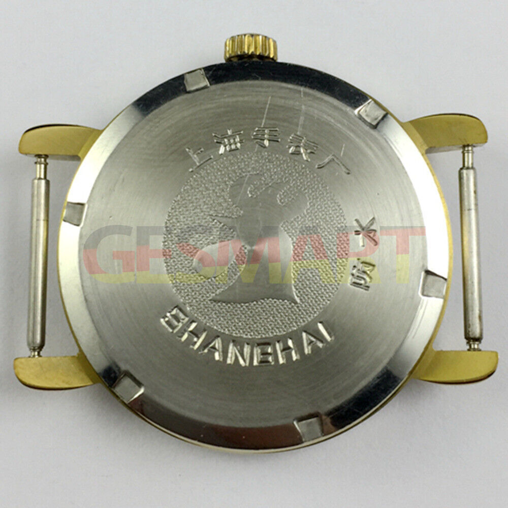 SHANGHAI JINJI Manuelle mechanische Uhr, 17 Juden, römische Ziffern, stoßfest