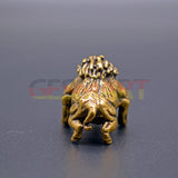 Solid Copper Little Wild Boar Trinket Vintage Hand Carved Bronze Model Figurines