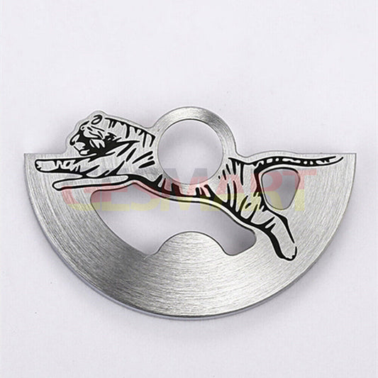 Masse oscillante à rotor sculpté en argent pour mouvement Miyota NH35 NH36