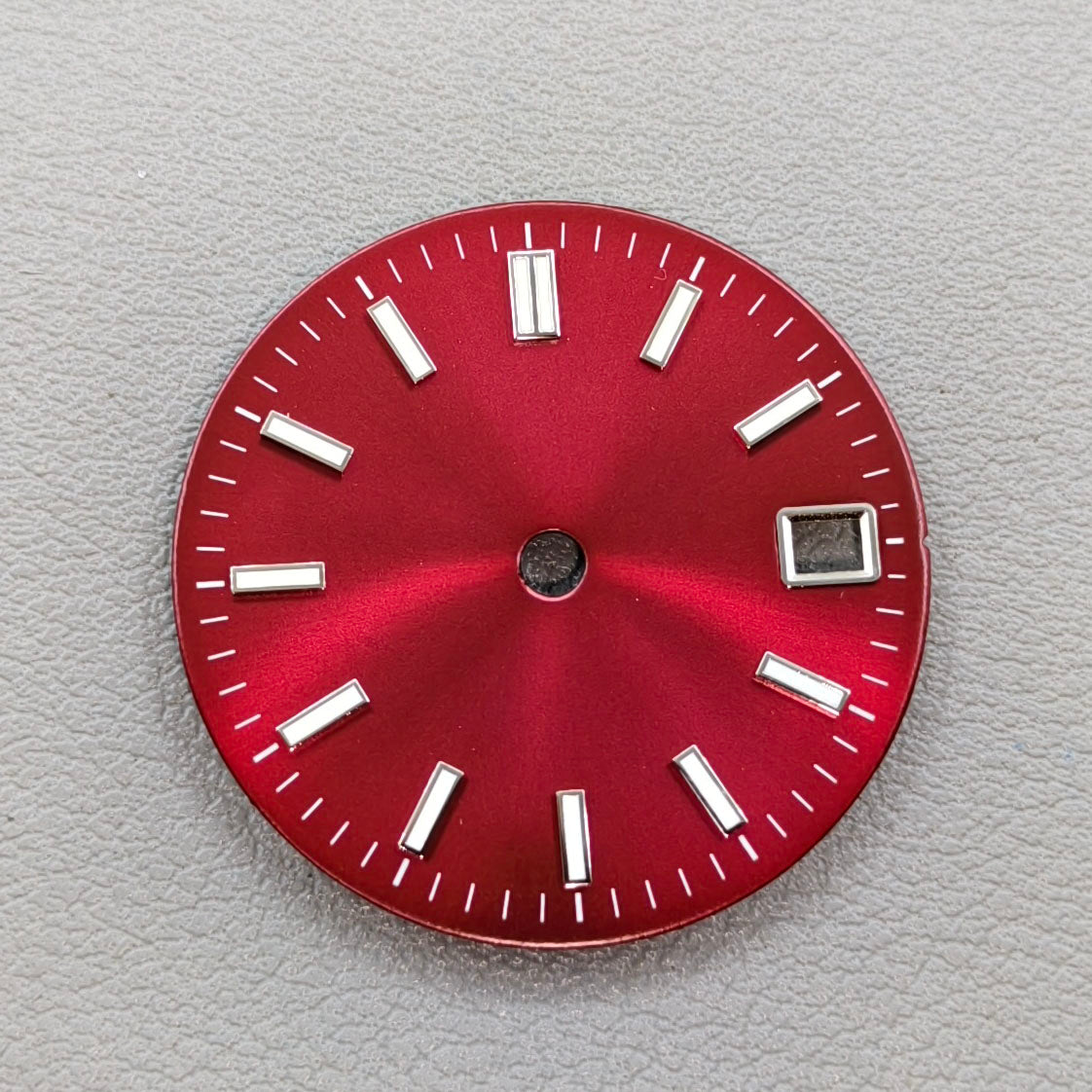 Green Lume Dark Red 29mm No Logo Watch Dial For NH34 NH35 NH36 Movement