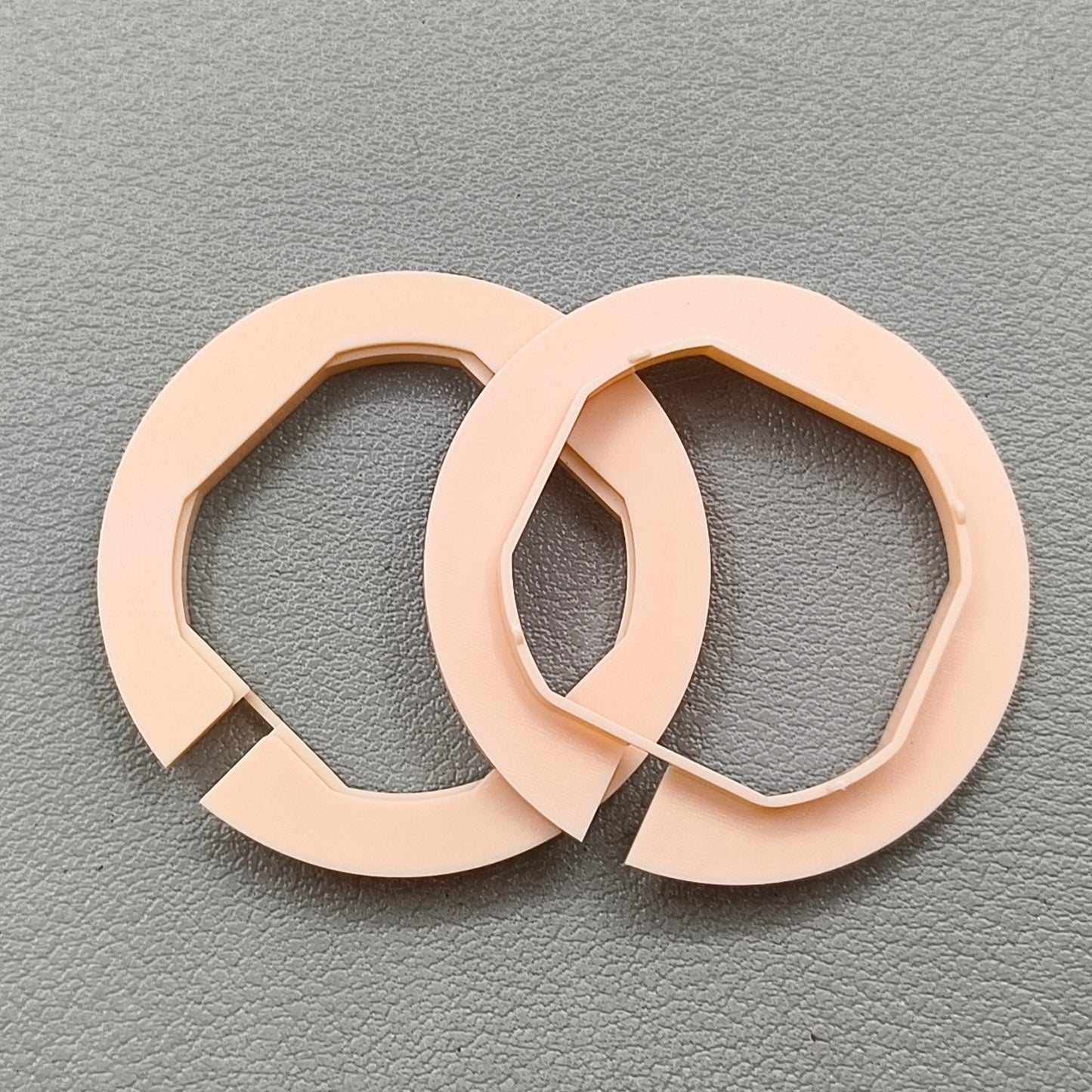 3 PIECES Watch Case Cushion Mount Spacer Ring Fixing Ring for HTR VX43 Movement