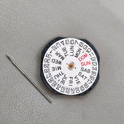 Japan Hattori Epson VX63 VX63E Watch Quartz Movement Date@3