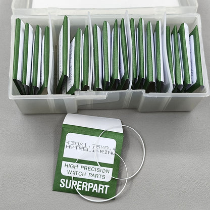 40 PIECES Watch Glass Crystal Waterproof O-ring Seal Gasket Exlarged Tool