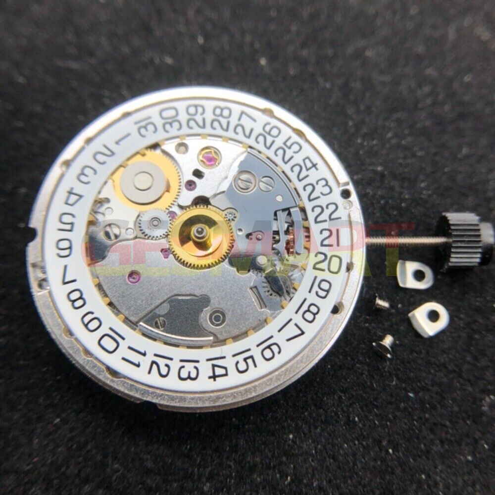 Swiss Made ETA2892A2 V8 automatic watch movement with single calendar function by Caldenar.