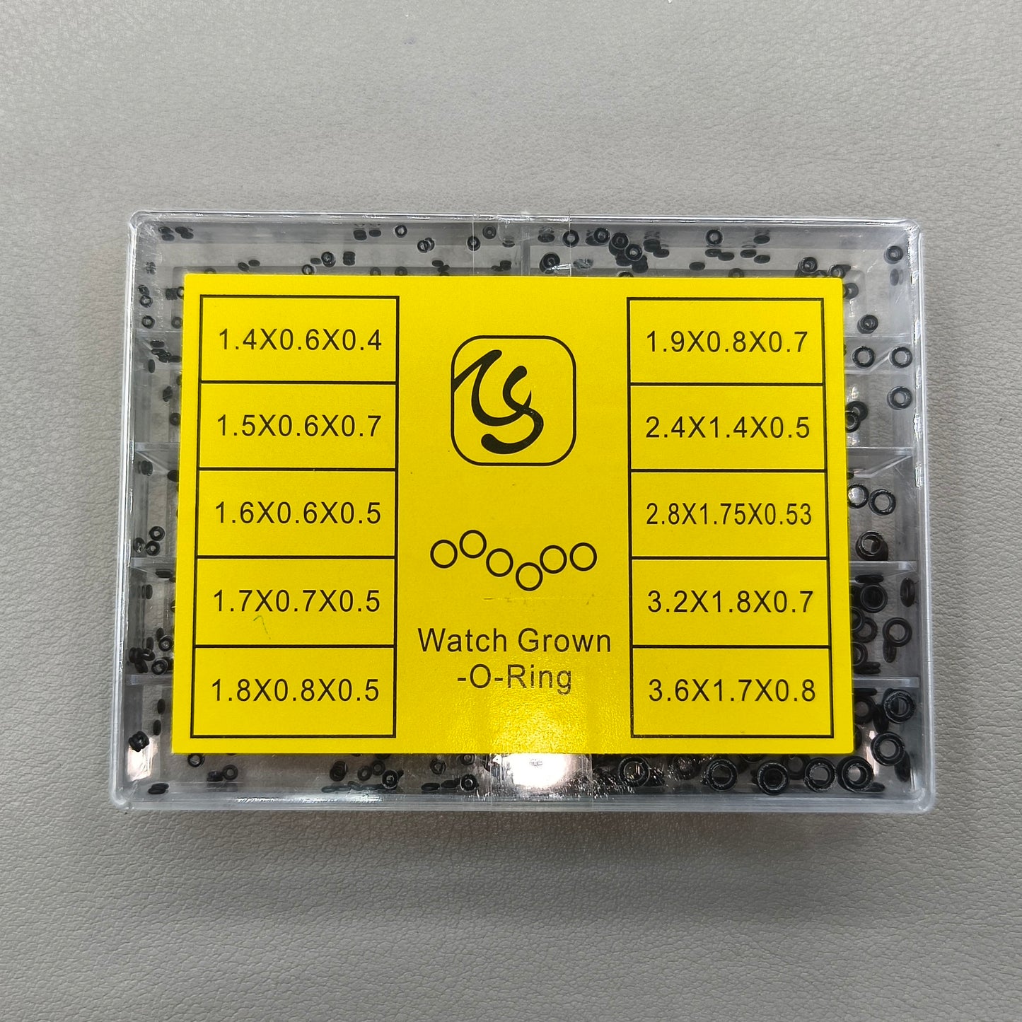 500 PIECES Rubber Washer Watch Crown Waterproof Watch Seals O Ring Watch Gasket
