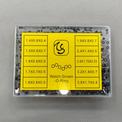 500 PIECES Rubber Washer Watch Crown Waterproof Watch Seals O Ring Watch Gasket