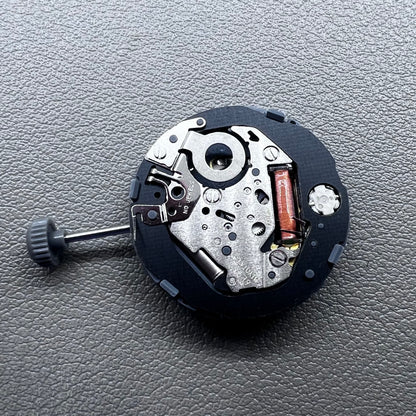 Japan Miyota 6L76 quartz movement with black dial, precise timekeeping for watch accessories.