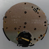 Swiss Made G10.212 Quartz Movement 3 Big Hands Small Second 2/6/10 Black Disk Date@4