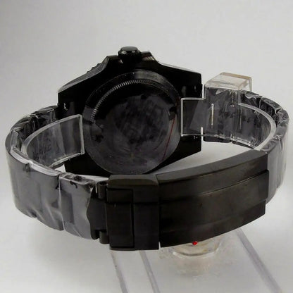 40mm Sapphire Glass Black PVD Watch Case fit NH35 NH36 Miyota 8215 2813 ETA2824
