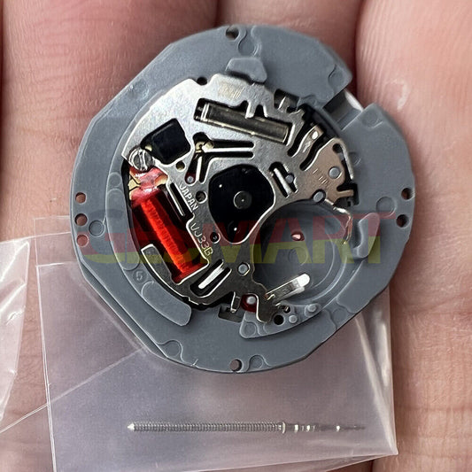 Hattori Epson TMI VJ33 quartz watch movement, precision Japanese craftsmanship for reliable timekeeping