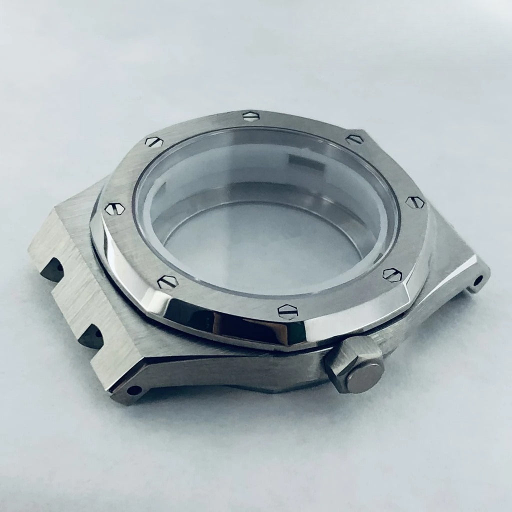 41mm AP Fit NH34 NH35 NH36 Transparent Back Sapphire Crystal AP Watch Case