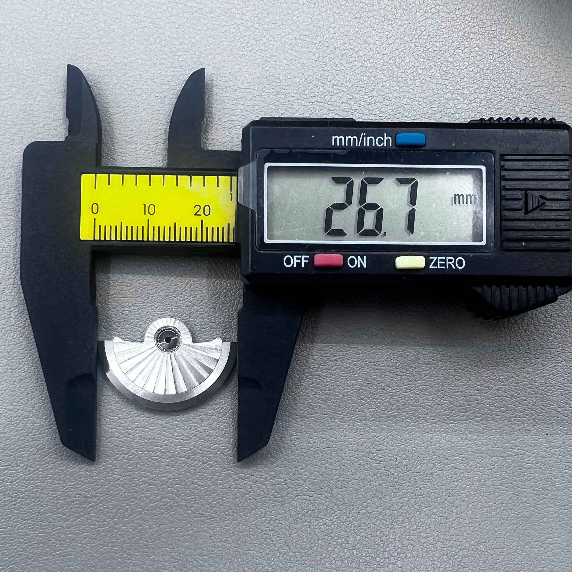 No Hollow Silver Radial Pattern Rotor, Seiko NH34 NH35 NH36 NH38 Compatible Watch Accessory