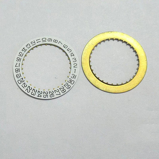 Set of 2/4 date wheel discs for ETA 2836-2 2836 watch movements, compatible with H3/H6 models.