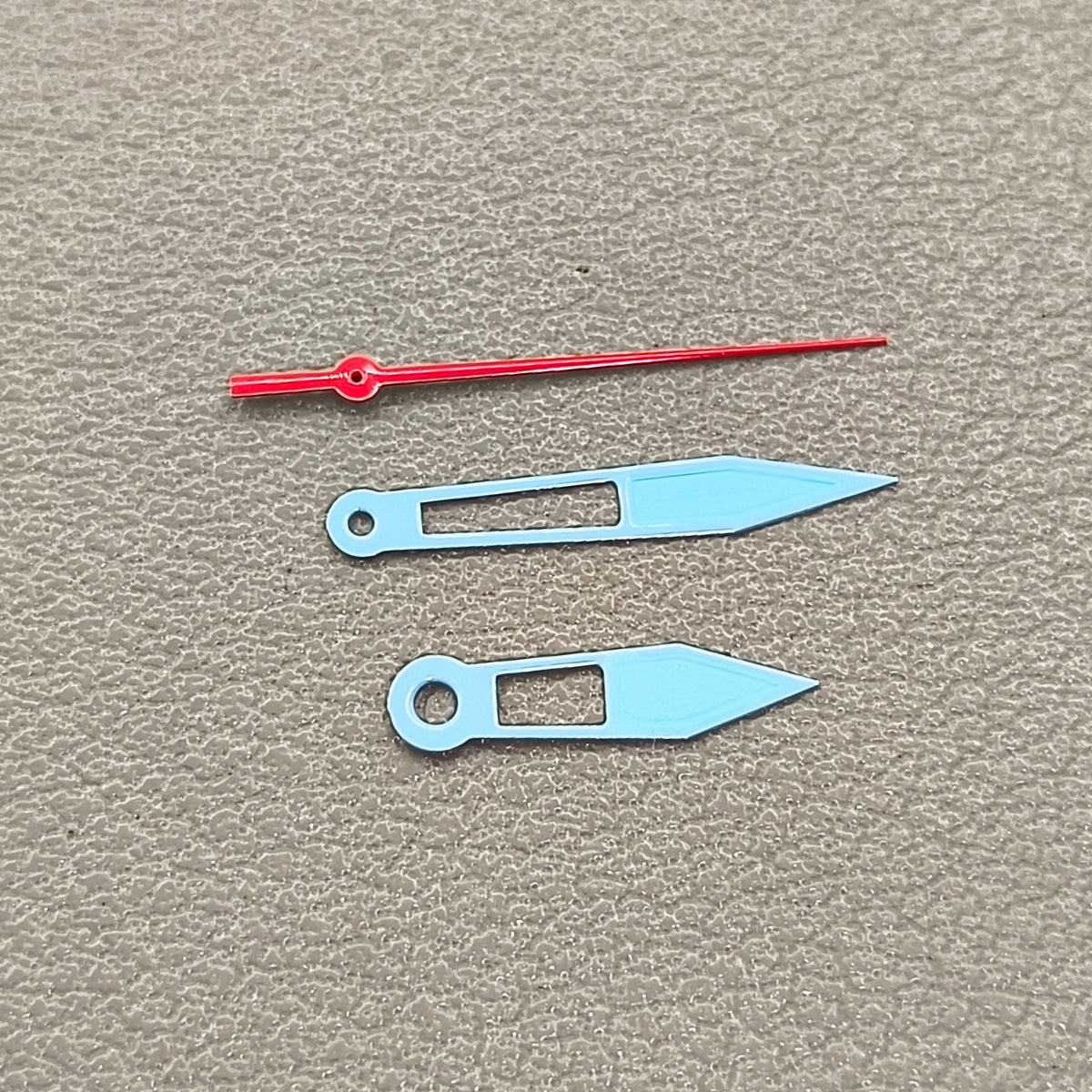 2 Sets Light Blue Hollow Arrow Shape Watch Hands for Ronda 515 Quartz Movement