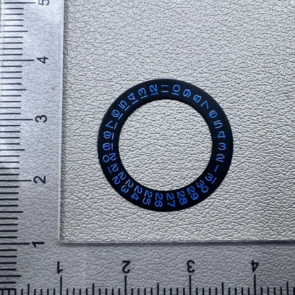 Blue Font Date Wheel Overlay for ETA 2824 2836 Miyota 8215 8200 Movement Date@3