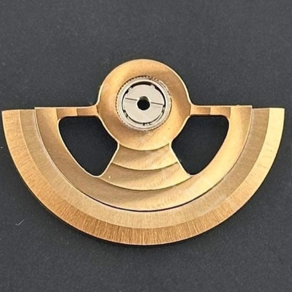 Modified Rose Golden Hollow Ripple Rotor Oscillating Weight for NH35 NH36 Movement