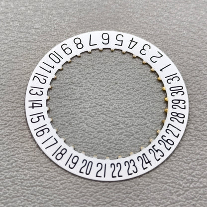 2 PIECES White Date Disk Wheel Date Wheel Generic Fit for 2834 Movement Date@6